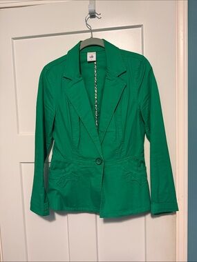 CAbi Emerald Green Single-Button Blazer